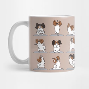 Papillon dog Yoga Mug